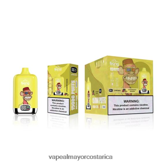 BF04J0131 Vape Al Mayor Costa Rica - Fresa plátano Bang Box 15000