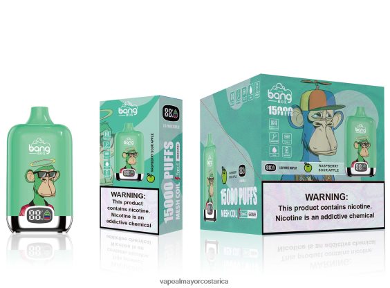 BF04J0135 Venta De Vaporizadores Al Por Mayor - manzana agria de frambuesa Bang Box 15000