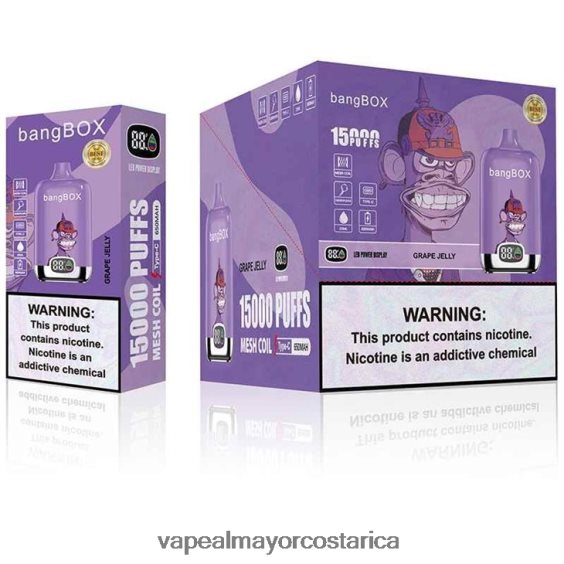 BF04J0142 Vaporizador Costa Rica - mermelada de uva Bang Box 15000