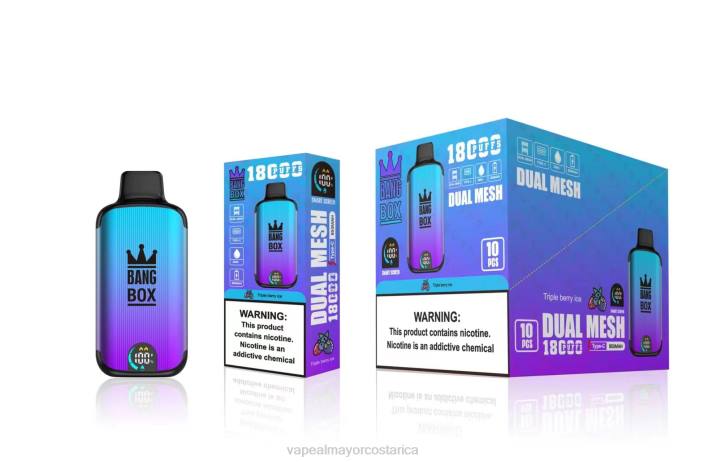 Bang Box 18000 bocanadas hielo de triple baya HP8095 Cigarrillo Electrónico Al Por Mayor