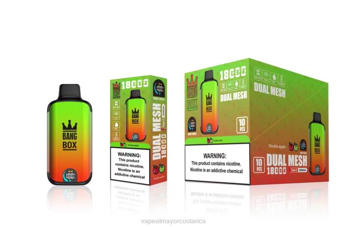 Bang Box 18000 bocanadas manzana doble HP8093 Venta De Vaporizadores Al Por Mayor