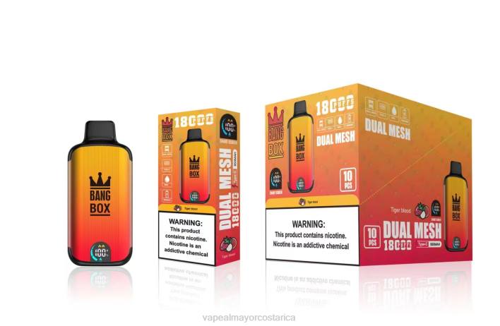 Bang Box 18000 bocanadas sangre de tigre HP8094 Cigarrillo Electronico En Costa Rica