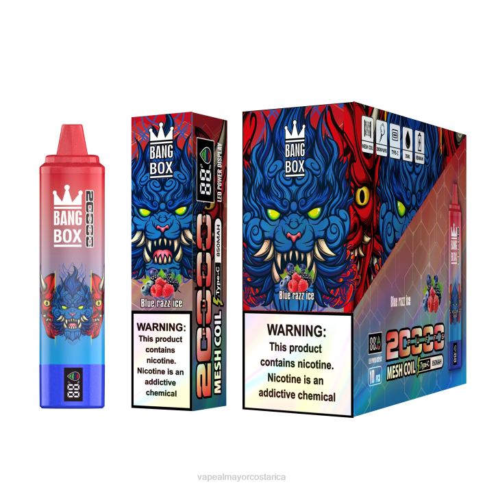 Bang Box 20000 hielo azul HP8059 Vaporizador Al Por Mayor