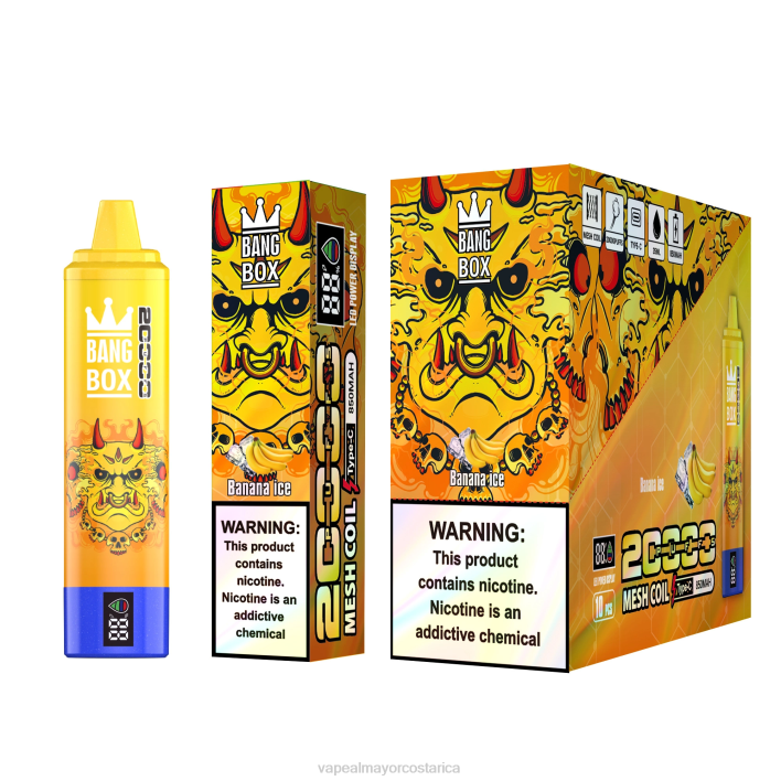 Bang Box 20000 hielo de plátano HP8057 Vaporizador Costa Rica