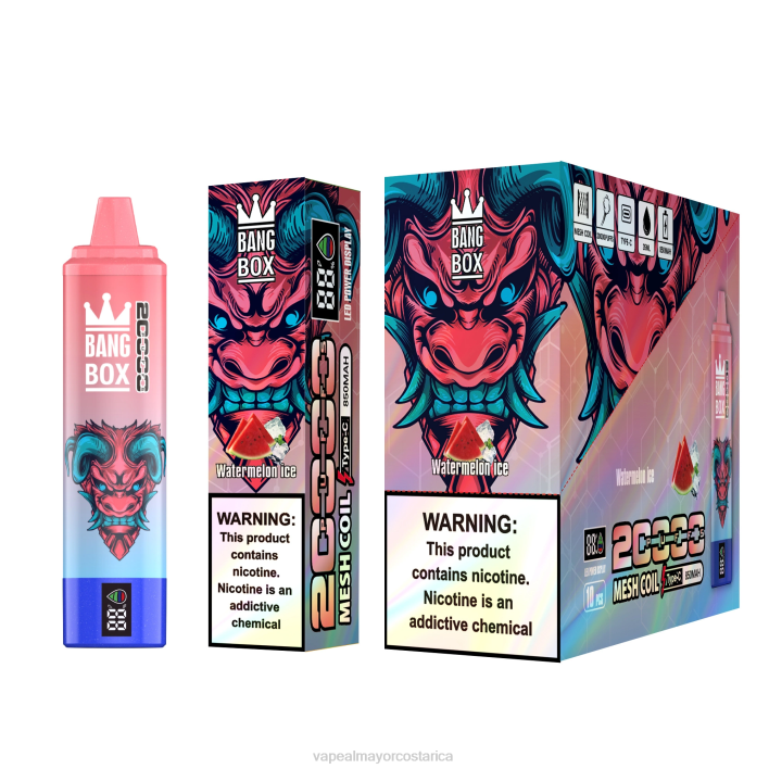 Bang Box 20000 hielo de sandia HP8056 Vape Al Mayor Costa Rica