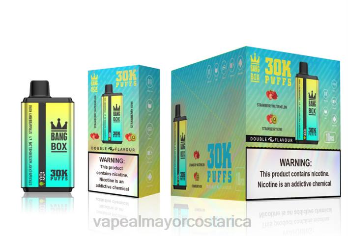 Bang Box 30000 inhalaciones de dos sabores. sandía fresa y kiwi fresa HP8064 Cigarrillo Electronico En Costa Rica