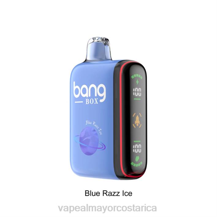 Bang Box Pantalla de potencia inteligente de 9000-18000 inhalaciones hielo azul HP8026 Cigarrillo Electronico En Costa Rica