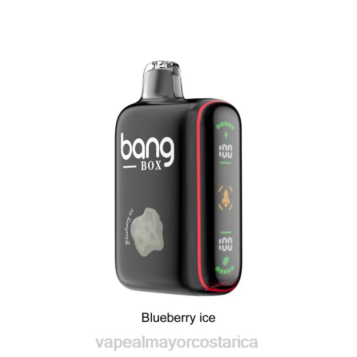 Bang Box Pantalla de potencia inteligente de 9000-18000 inhalaciones hielo de arándanos HP8032 Vaporizador Costa Rica