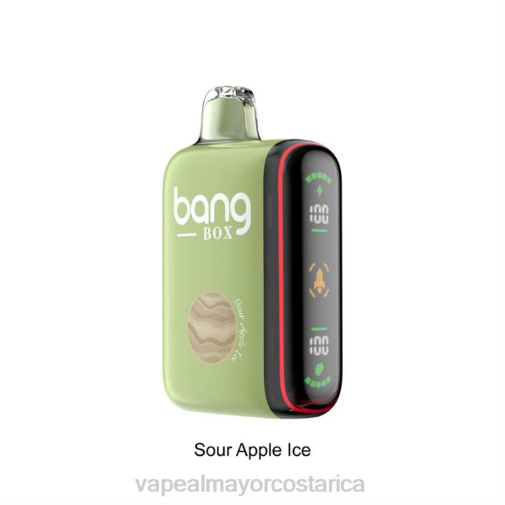 Bang Box Pantalla de potencia inteligente de 9000-18000 inhalaciones hielo de manzana agria HP8028 Cigarrillo Electronico Comprar Por Mayor