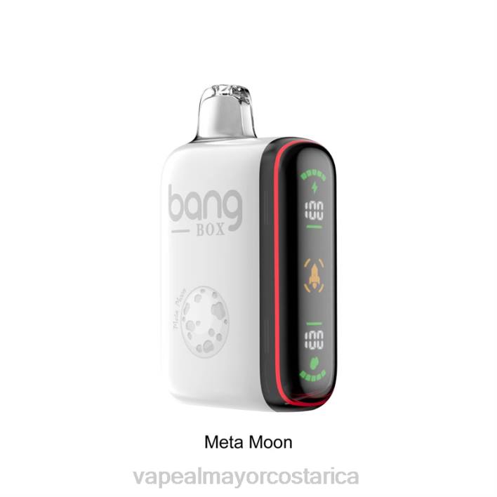 Bang Box Pantalla de potencia inteligente de 9000-18000 inhalaciones metaluna HP8033 Vaporizador Al Por Mayor
