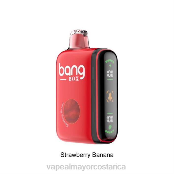 Bang Box Pantalla de potencia inteligente de 9000-18000 inhalaciones plátano fresa HP8025 Venta De Vaporizadores Al Por Mayor