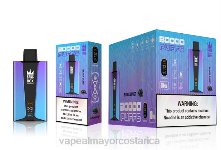Bang Box Pantalla inteligente de 30000 inhalaciones estallido negro HP8077 Venta Al Por Mayor De Cigarrillo Electronico