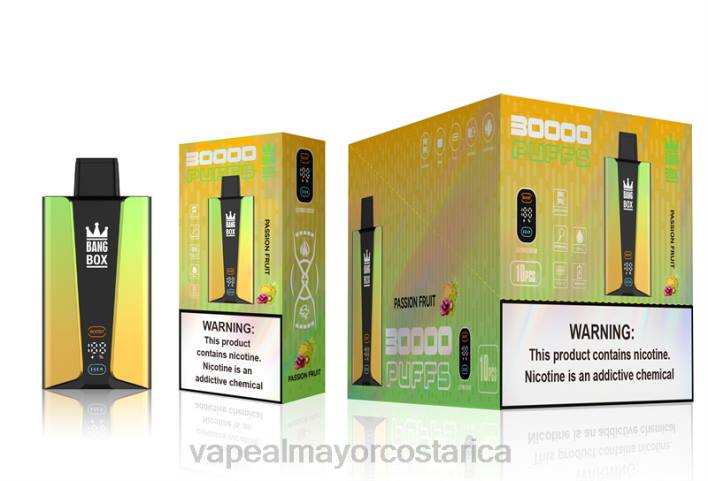 Bang Box Pantalla inteligente de 30000 inhalaciones granadilla HP8084 Cigarrillo Electronico En Costa Rica