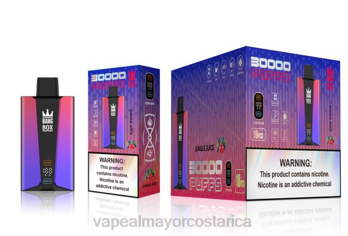 Bang Box Pantalla inteligente de 30000 inhalaciones jugo de la selva HP8078 Cigarrillo Electronico Por Mayoreo