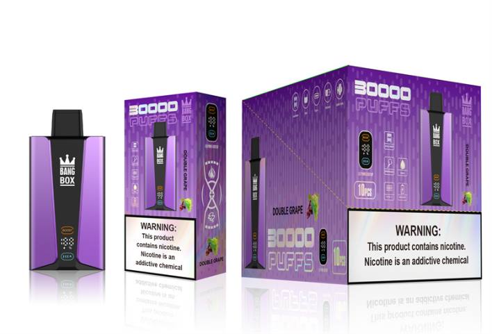 Bang Box Pantalla inteligente de 30000 inhalaciones uva doble HP8085 Cigarrillo Electrónico Al Por Mayor