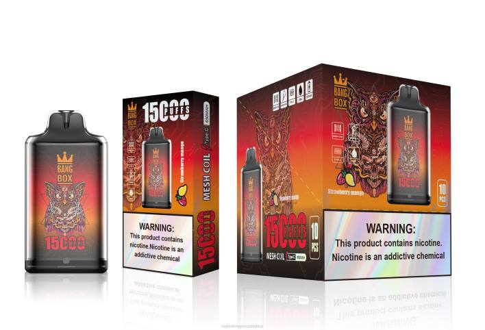 Bang Box s1-15000 bocanadas mango fresa HP80101 Vaporizador Al Por Mayor