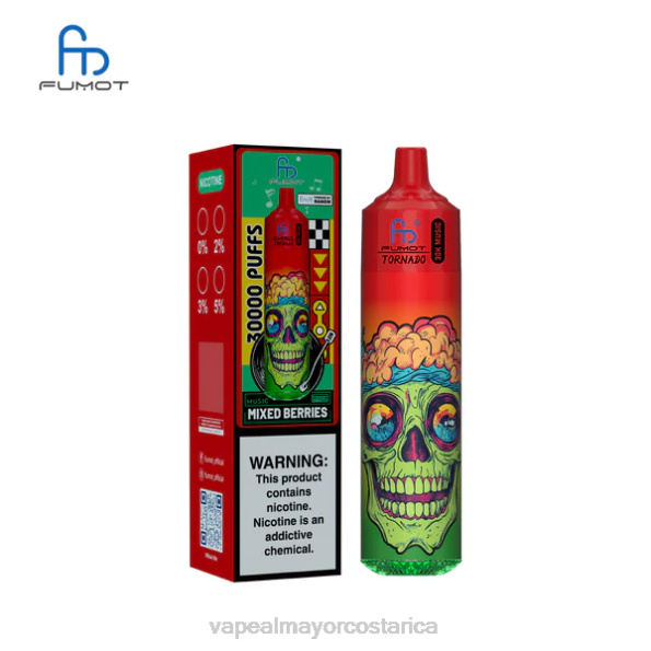 Fumot Tornado música de 30k bayas mixtas 4VF618 Cigarrillo Electronico Comprar Por Mayor