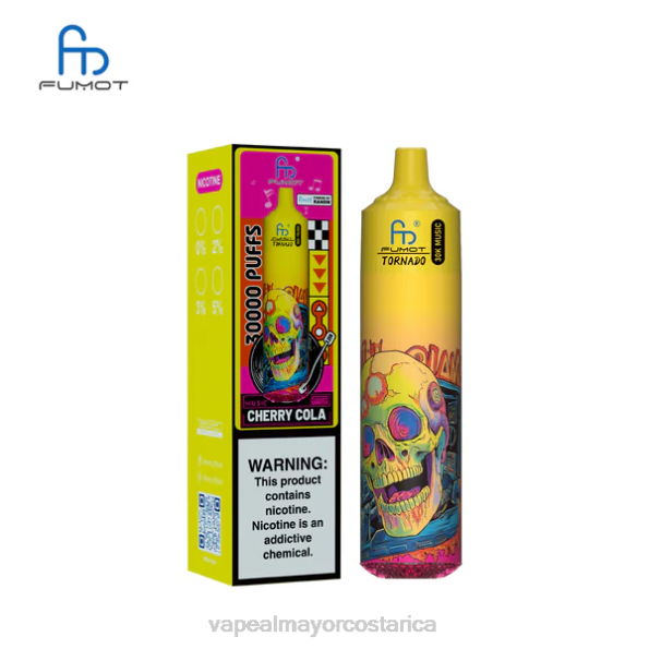 Fumot Tornado música de 30k cola de cereza 4VF68 Cigarrillo Electronico Comprar Por Mayor