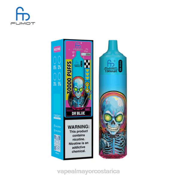 Fumot Tornado música de 30k doctor azul 4VF612 Vaporizador Costa Rica