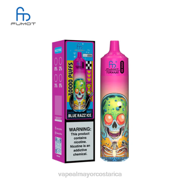 Fumot Tornado música de 30k hielo azul 4VF63 Vaporizador Al Por Mayor