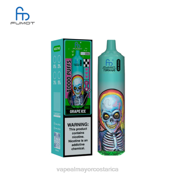 Fumot Tornado música de 30k hielo de uva 4VF613 Vaporizador Al Por Mayor