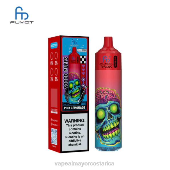 Fumot Tornado música de 30k limonada rosa 4VF623 Vaporizador Al Por Mayor