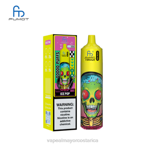 Fumot Tornado música de 30k paleta helada 4VF615 Venta De Vaporizadores Al Por Mayor