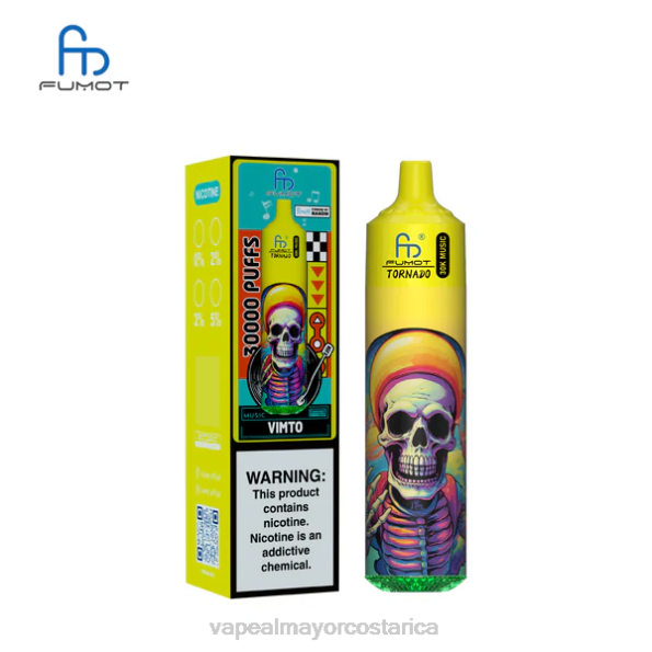 Fumot Tornado música de 30k vimto 4VF630 Cigarrillo Electronico Por Mayoreo