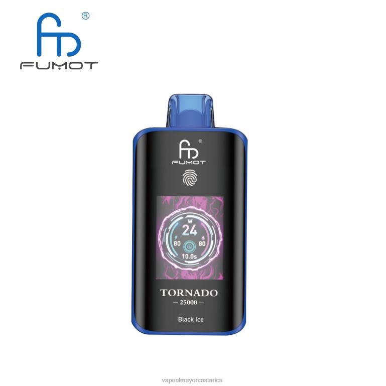 Fumot Tornado 25000 vaporizadores desechables hielo negro V84F22 Vaporizador Costa Rica