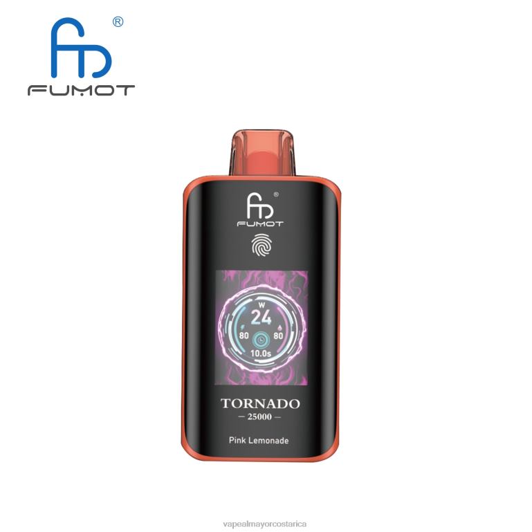 Fumot Tornado 25000 vaporizadores desechables limonada rosa V84F210 Cigarrillo Electronico Por Mayoreo