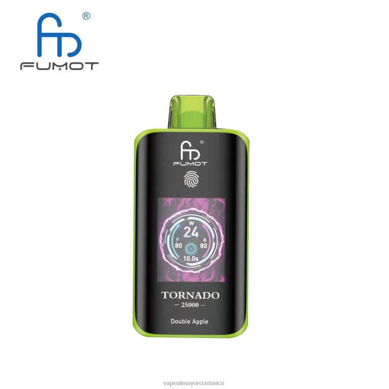 Fumot Tornado 25000 vaporizadores desechables manzana doble V84F25 Venta De Vaporizadores Al Por Mayor