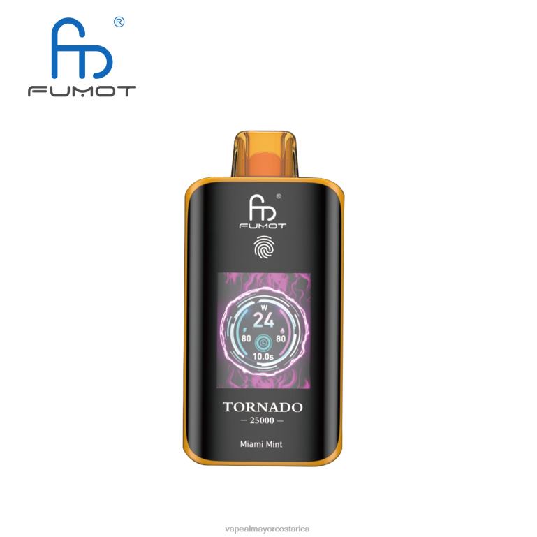 Fumot Tornado 25000 vaporizadores desechables menta de miami V84F28 Cigarrillo Electronico Comprar Por Mayor