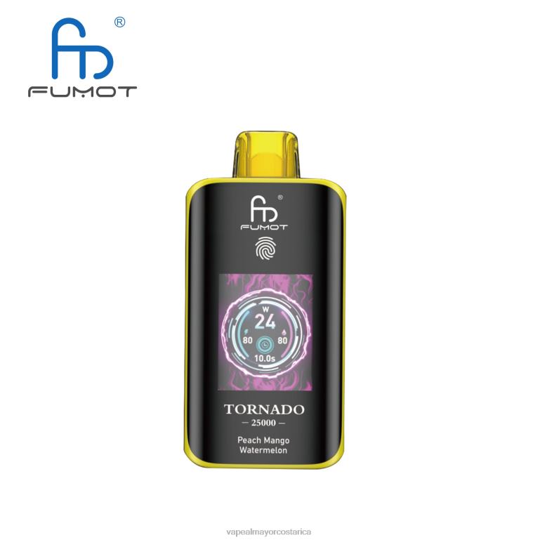 Fumot Tornado 25000 vaporizadores desechables sandia mango durazno V84F29 Venta Al Por Mayor De Cigarrillo Electronico