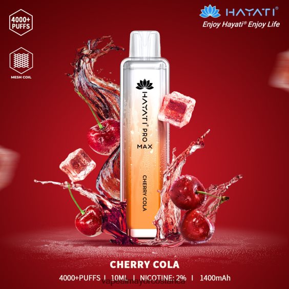 BF04J0154 Vaporizador Desechable Al Por Mayor - cola de cereza Hayati Pro Max 4000