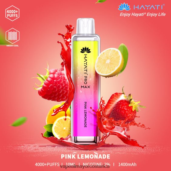 BF04J0169 Venta Al Por Mayor De Cigarrillo Electronico - limonada rosa Hayati Pro Max 4000