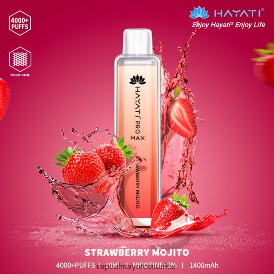BF04J0175 Venta De Vaporizadores Al Por Mayor - mojito de fresa Hayati Pro Max 4000