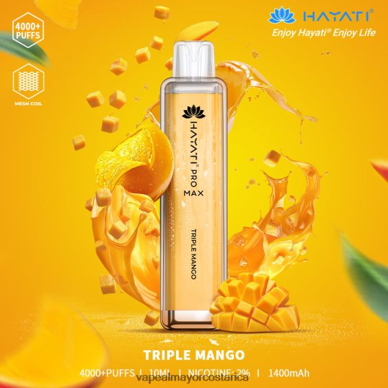 BF04J0179 Venta Al Por Mayor De Cigarrillo Electronico - mango triple Hayati Pro Max 4000