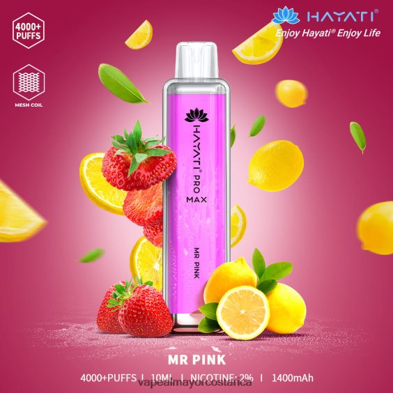 BF04J0189 Venta Al Por Mayor De Cigarrillo Electronico - señor rosa Hayati Pro Max 4000