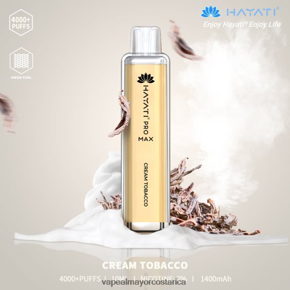 BF04J0190 Cigarrillo Electronico Por Mayoreo - tabaco crema Hayati Pro Max 4000