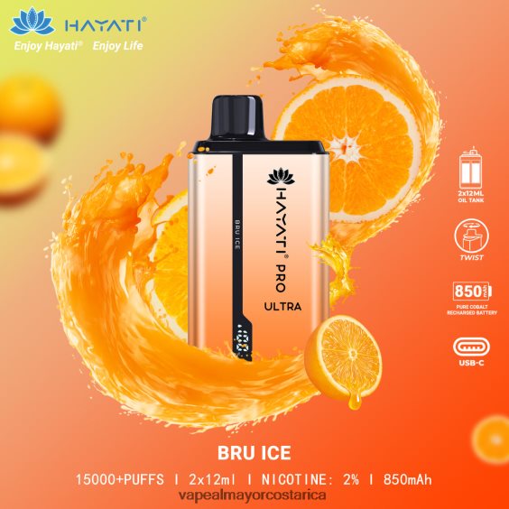 BF04J0203 Vaporizador Al Por Mayor - bru hielo Hayati Pro Ultra