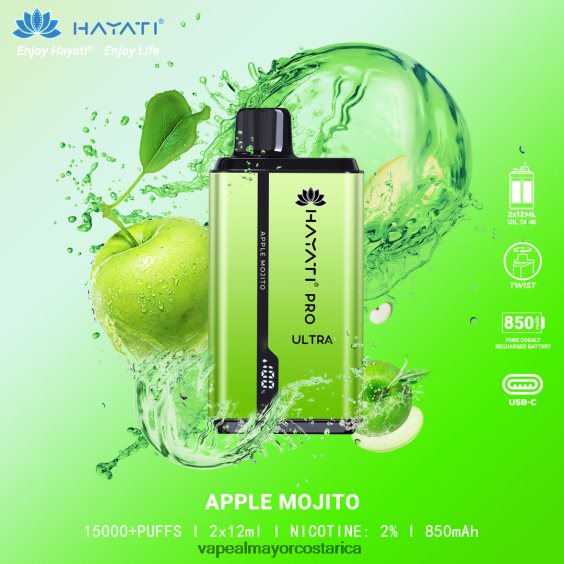BF04J0205 Venta De Vaporizadores Al Por Mayor - mojito de manzana Hayati Pro Ultra
