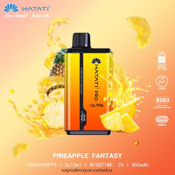 BF04J0213 Vaporizador Al Por Mayor - fantasía de piña Hayati Pro Ultra