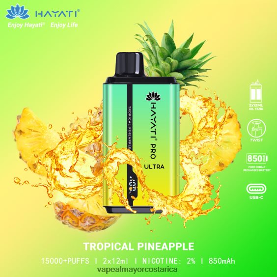 BF04J0218 Cigarrillo Electronico Comprar Por Mayor - piña tropical Hayati Pro Ultra