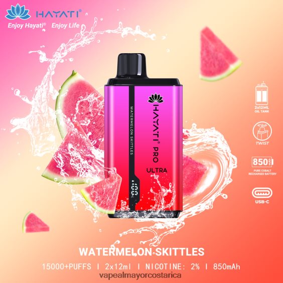 BF04J0220 Cigarrillo Electronico Por Mayoreo - bolos de sandia Hayati Pro Ultra