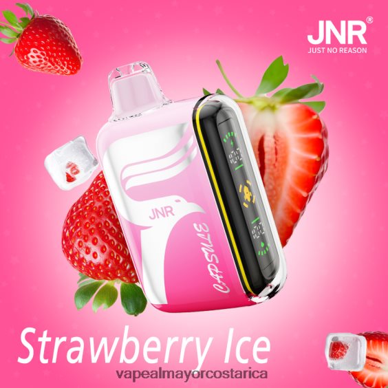 hielo de fresa