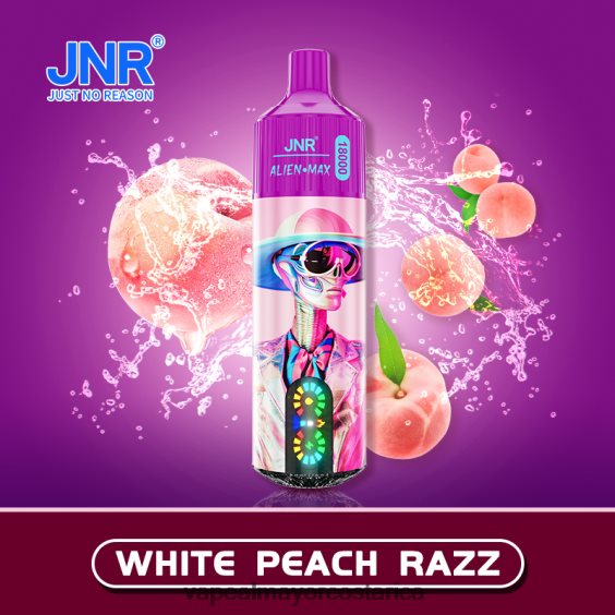 BF04J0562 Vaporizador Costa Rica - razz de durazno blanco JNR ALIEN MAX