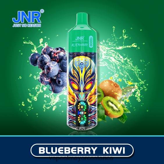 BF04J0574 Vaporizador Desechable Al Por Mayor - kiwi de arándanos JNR ALIEN MAX