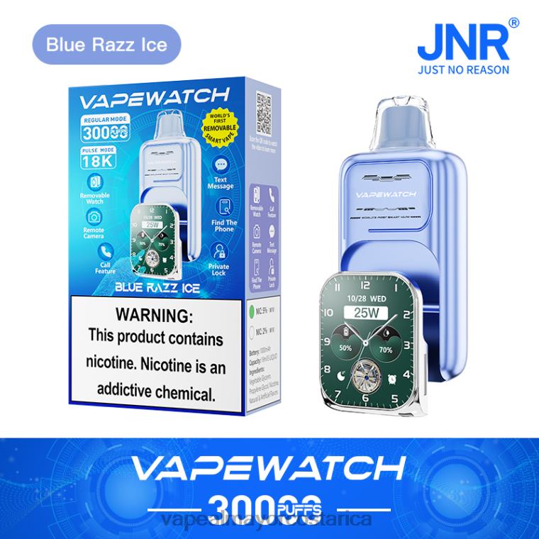 JNR reloj vapeador hielo azul 20FT411 | Vape Al Mayor Costa Rica
