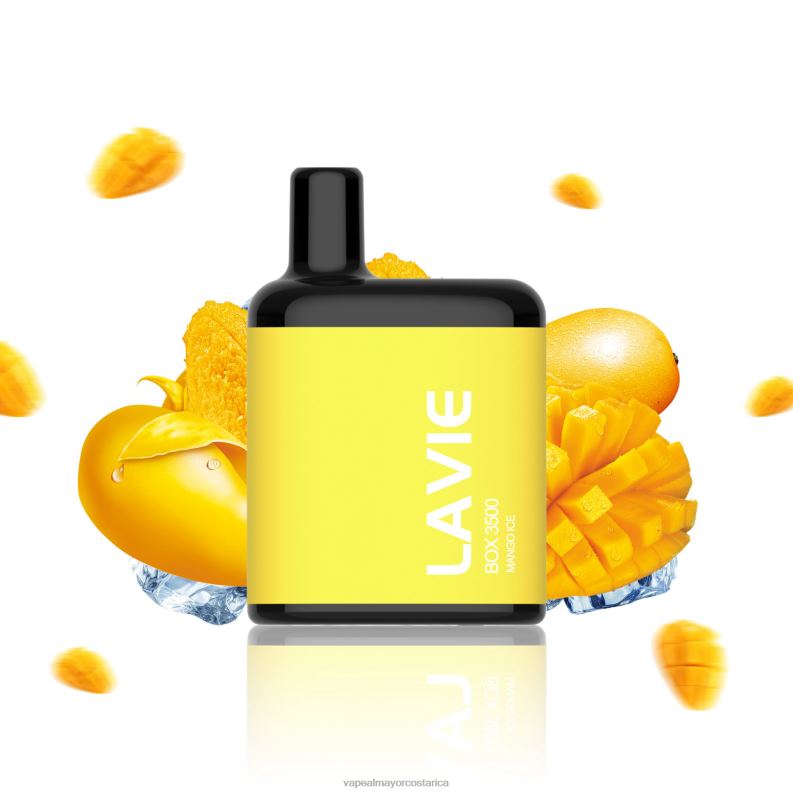 Cigarrillo Electronico Comprar Por Mayor 6PZH0208 LAVIE BOX 3500 bocanadas hielo de mango