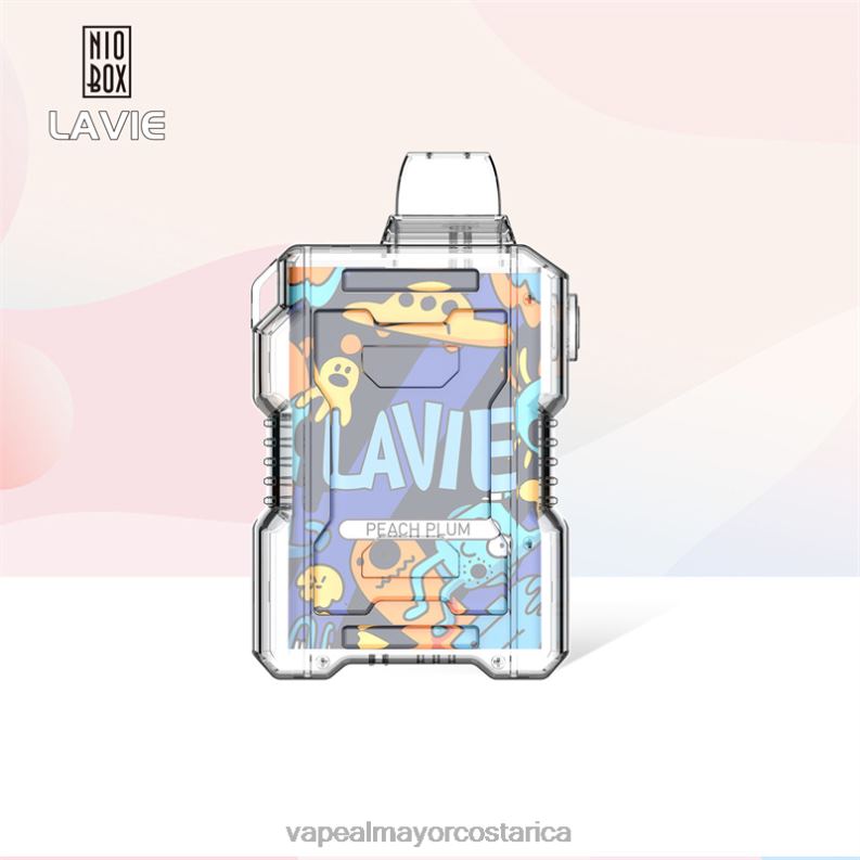 Cigarrillo Electronico Comprar Por Mayor 6PZH0198 LAVIE NIO BOX 9000 bocanadas ciruela durazno